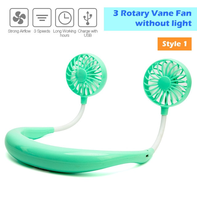 USB Portable Neck Fan