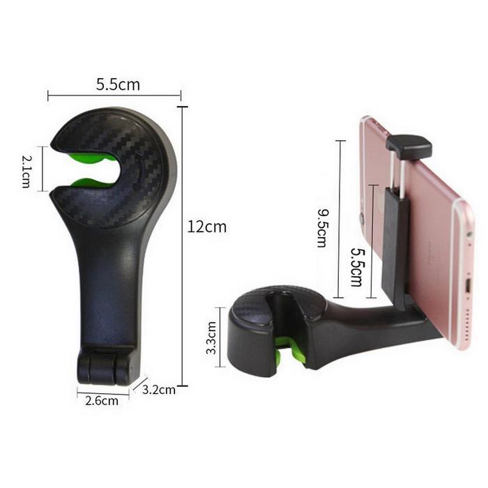 2-in-1 Foldable Car Headrest Hook