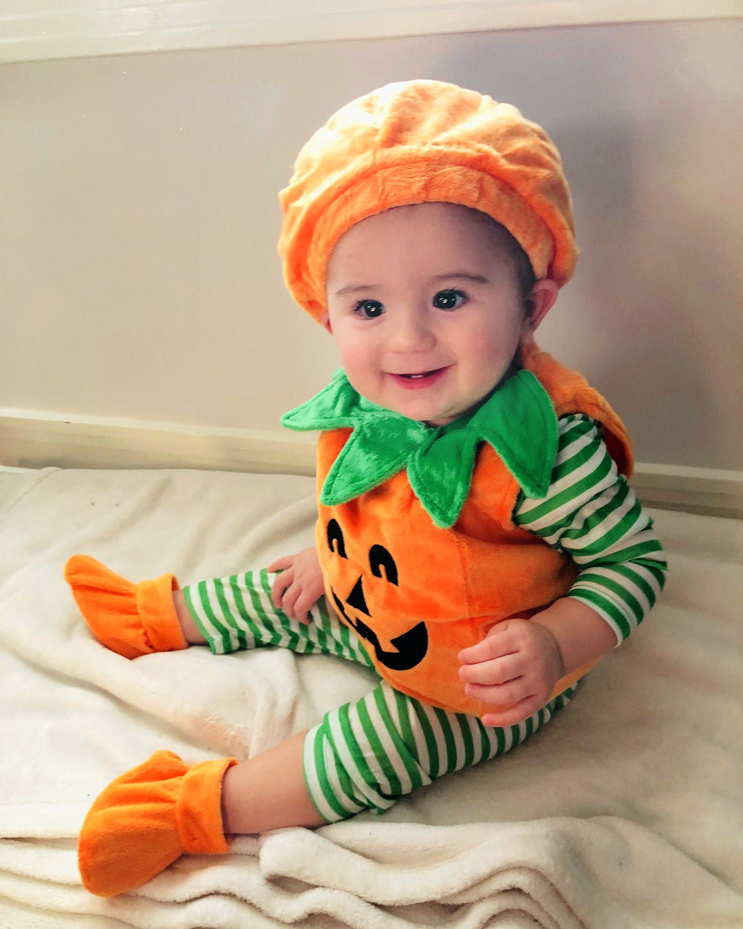 Halloween Baby Pumpkin Suit 3 Pcs