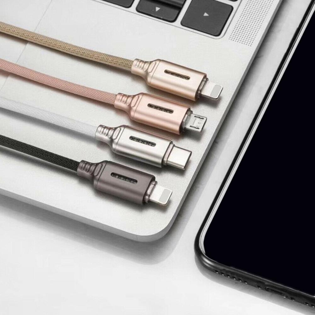 Auto Cut-off LED USB Cable Charger