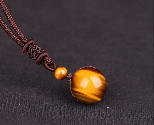 Natural Stone Tiger Eye Stone Pendant