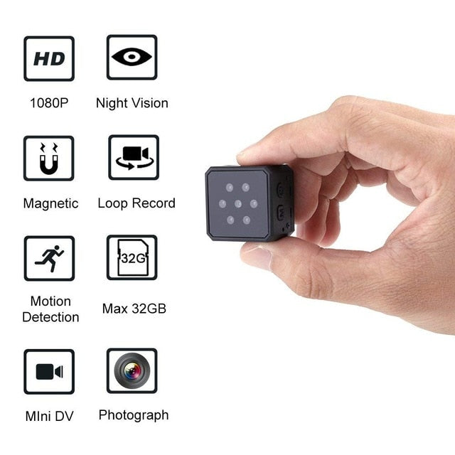 Mini Camera 1080P Sensor