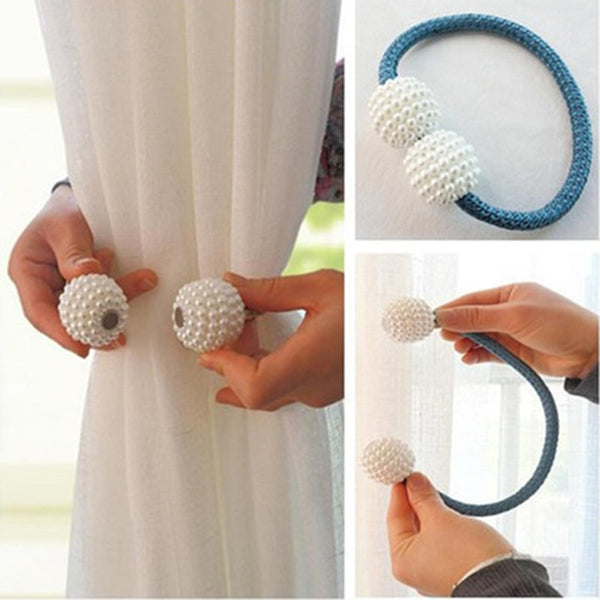 1pc Pearl Magnetic Curtain Clip
