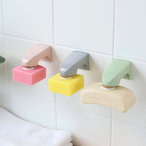 Wall Mounted Wooden Soap Rack